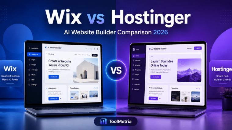 Wix vs Hostinger AI website builder comparison 2026