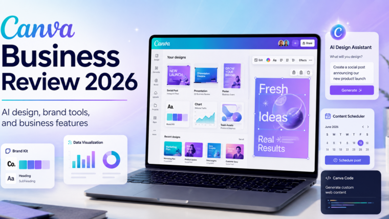 Canva Business review 2026 with AI design tools, Brand Kit and Canva Code